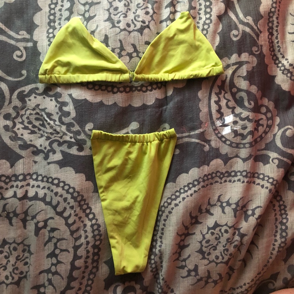 Neon Lime Oh Polly Swim